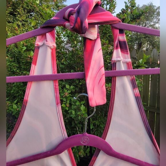 Tie Dye Swirl Halter Dress - Picture 4 of 13